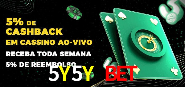 Promoções do cassino ao Vivo 5Y5Y Bet
